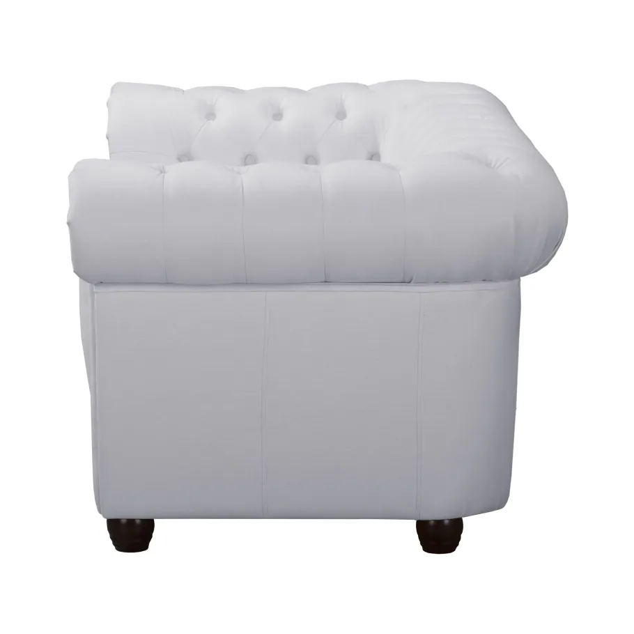Chesterfield SYDNEY gestepptes Zweisitzer-Sofa mit Schlaffunktion