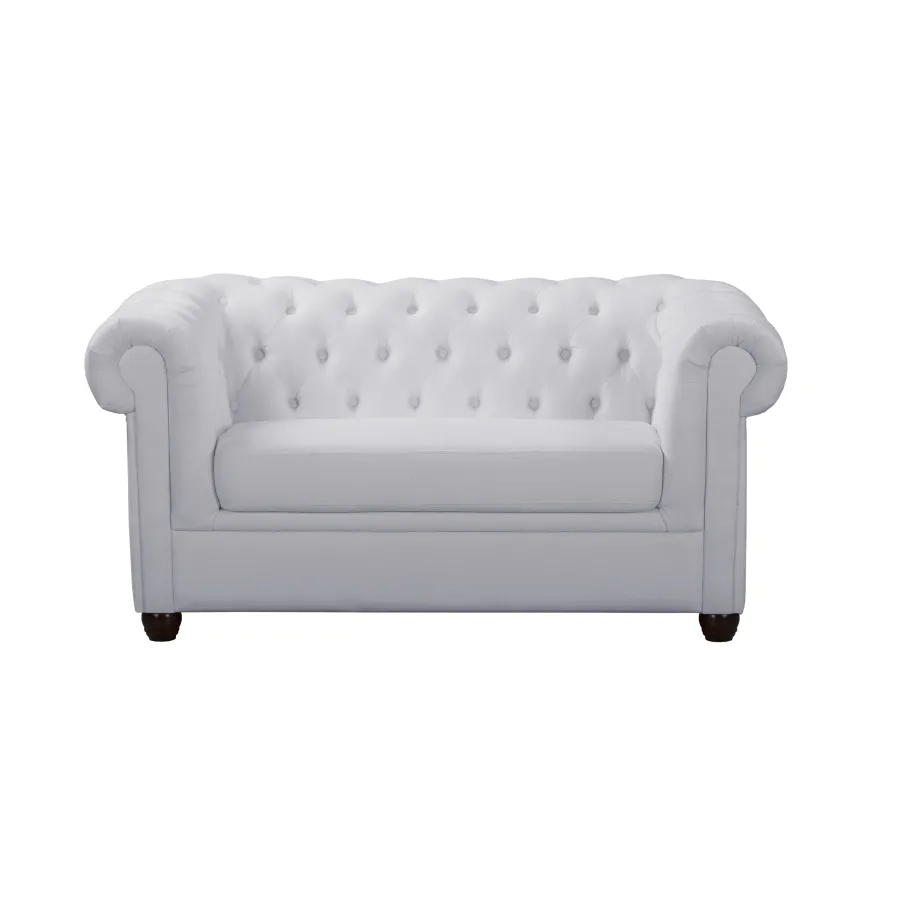 Chesterfield SYDNEY gestepptes Zweisitzer-Sofa mit Schlaffunktion