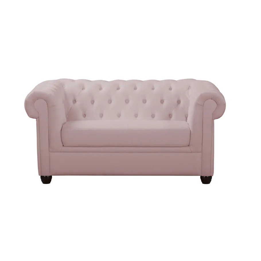 Chesterfield SYDNEY gestepptes Zweisitzer-Sofa mit Schlaffunktion