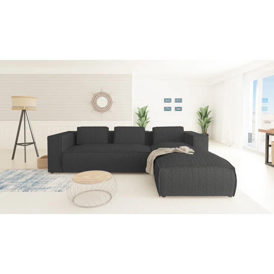 Modernes Viersitzer-Ecksofa ESMO