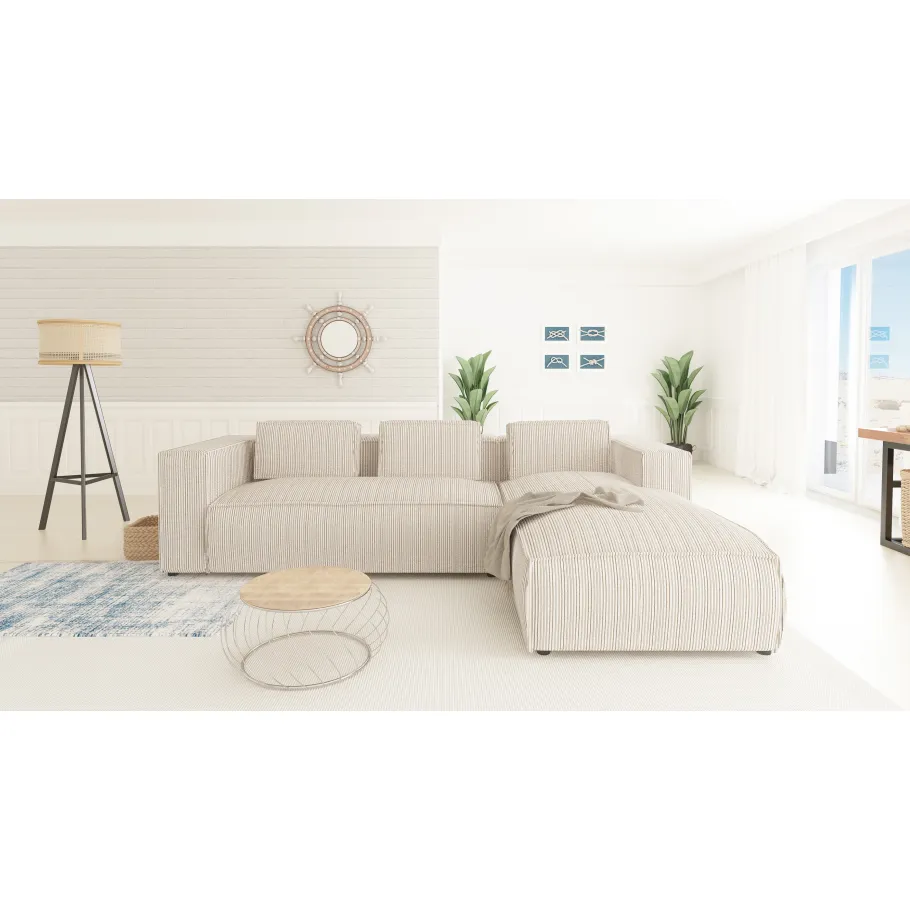 Modernes Viersitzer-Ecksofa ESMO