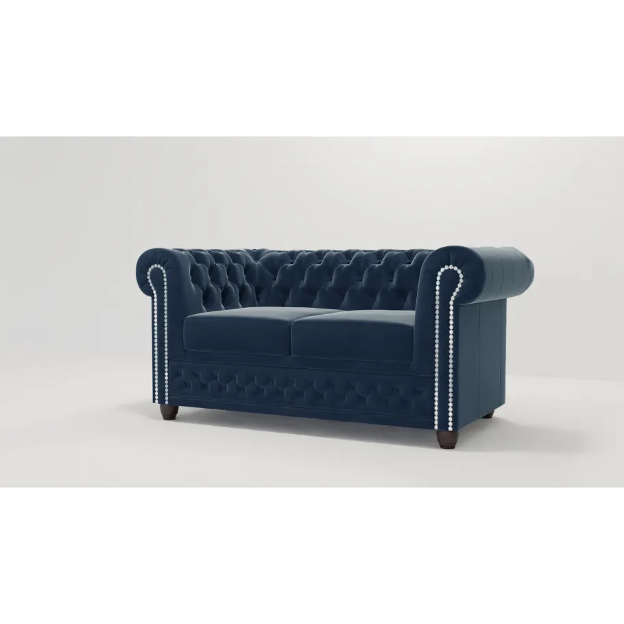Chesterfield FELIX 2 gestepptes Zweisitzer-Sofa