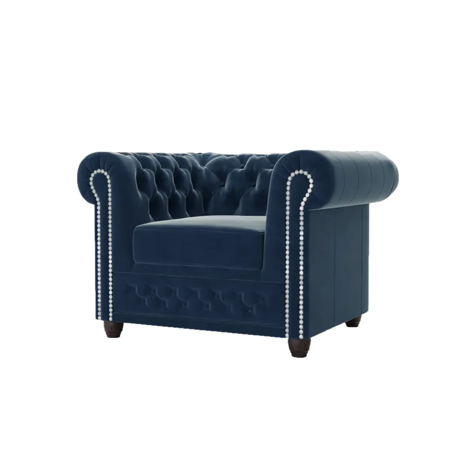 FELIX gesteppter Chesterfield-Sessel