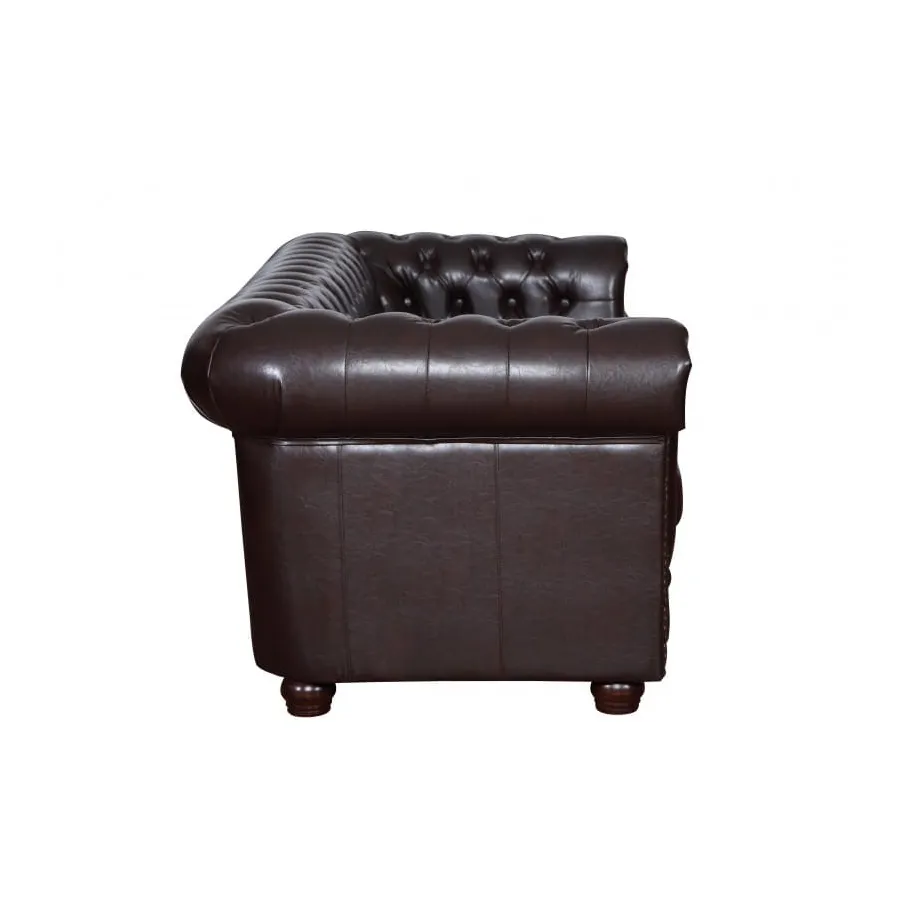 Chesterfield FELIX 2 gestepptes Zweisitzer-Sofa mit Schlaffunktion