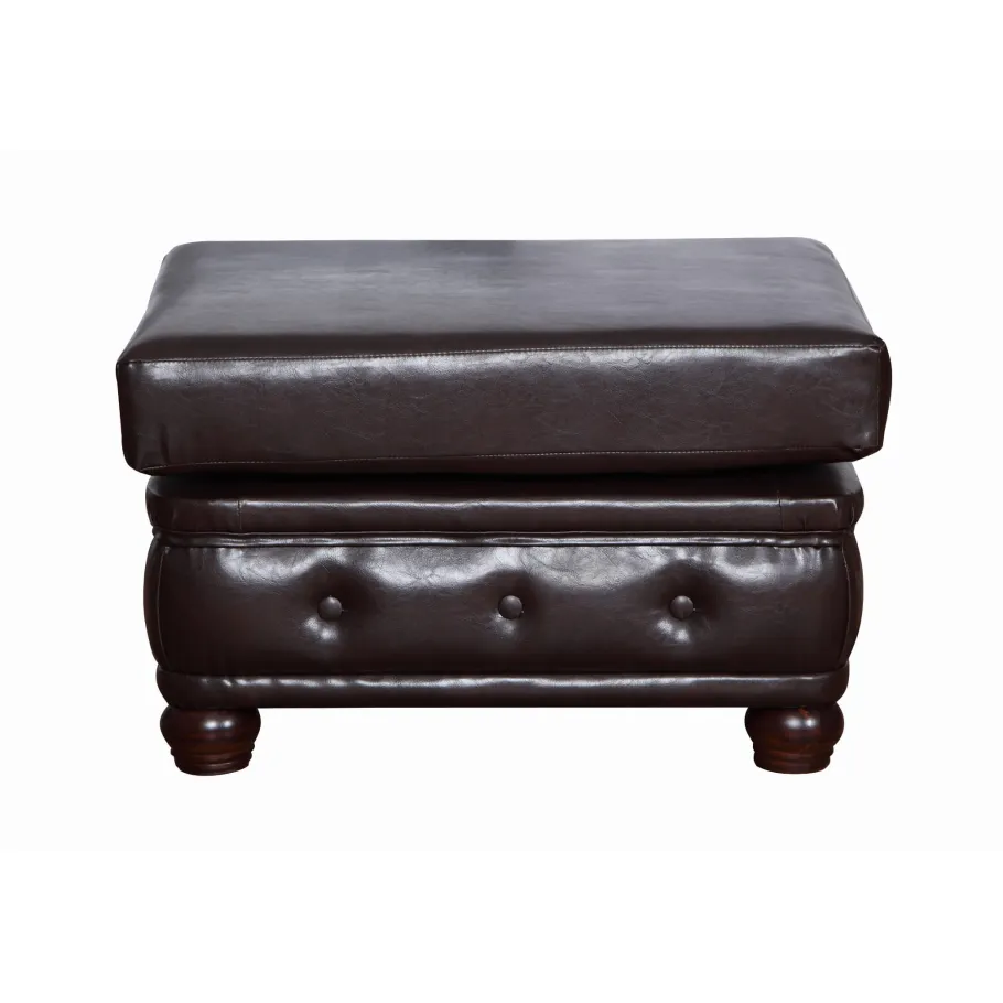 Gesteppter Chesterfield-Hocker 75x70 FELIX