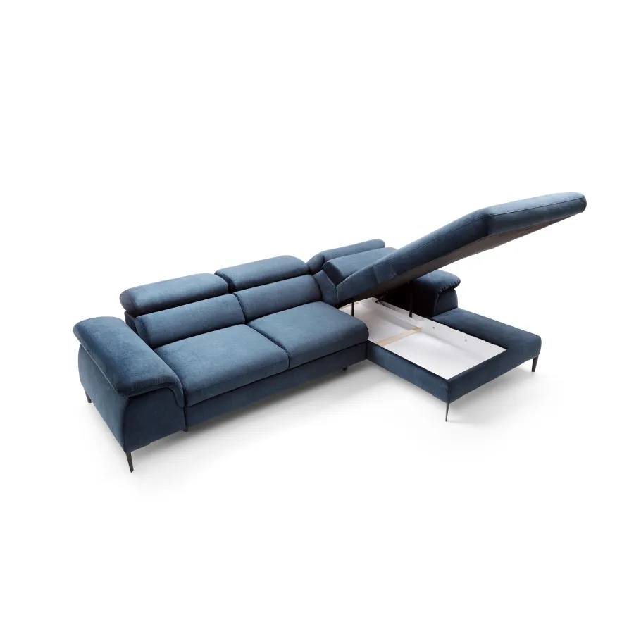 Lumes M klassisches Viersitzer-Ecksofa mit Schlaffunktion