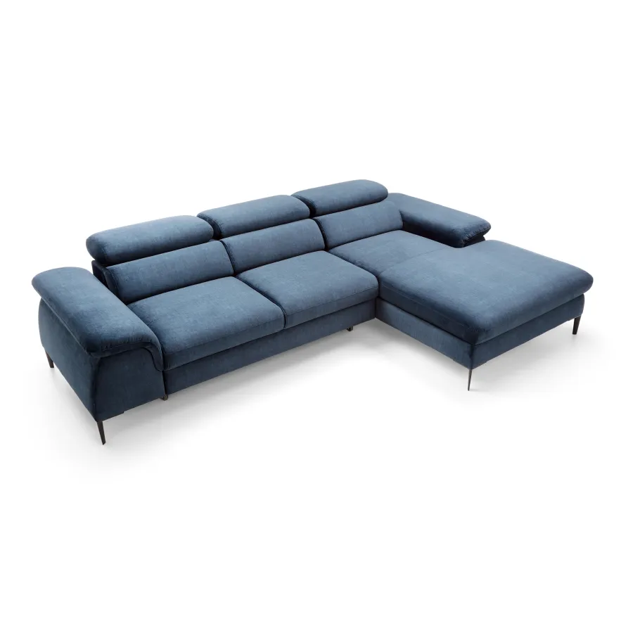 Lumes M klassisches Viersitzer-Ecksofa mit Schlaffunktion