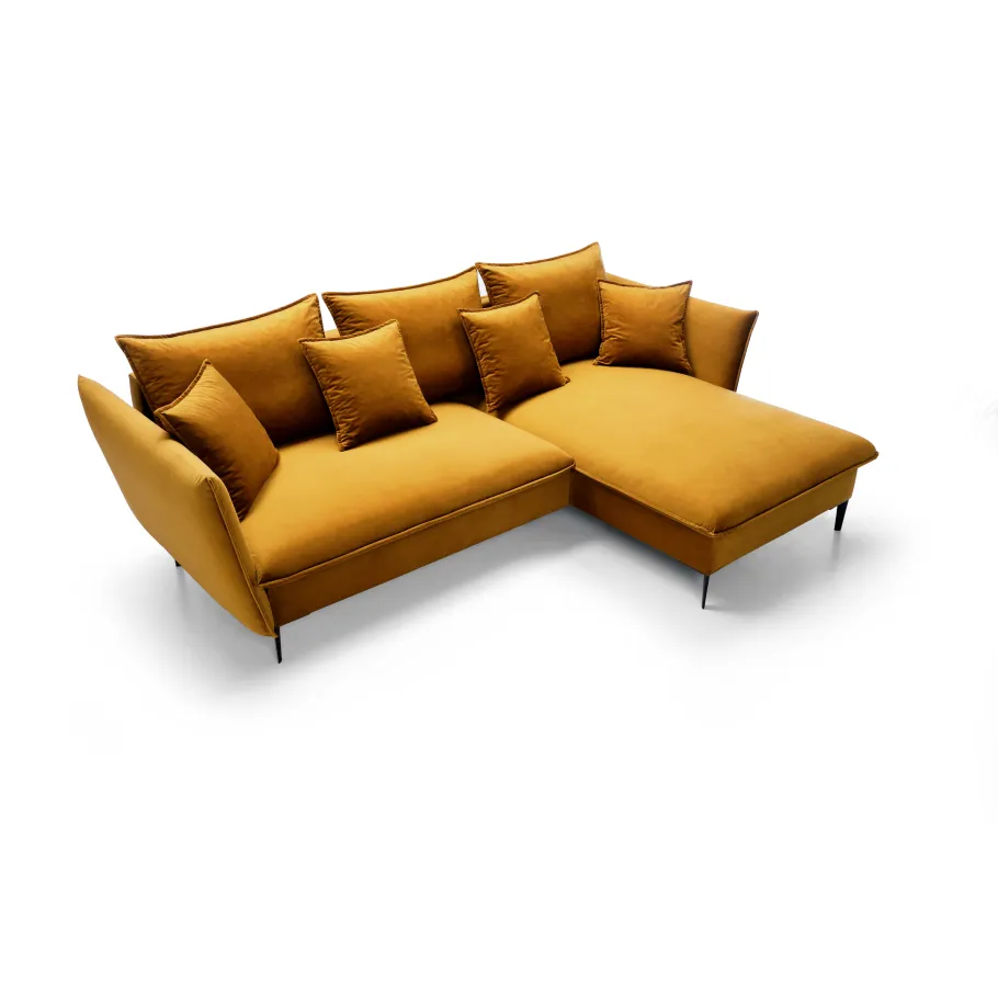 Modernes Viersitzer-Ecksofa Venico mit Schlaffunktion