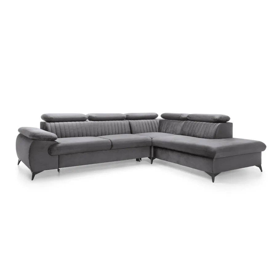 Fünfsitzer-Ecksofa mit Schlaffunktion Bolt L