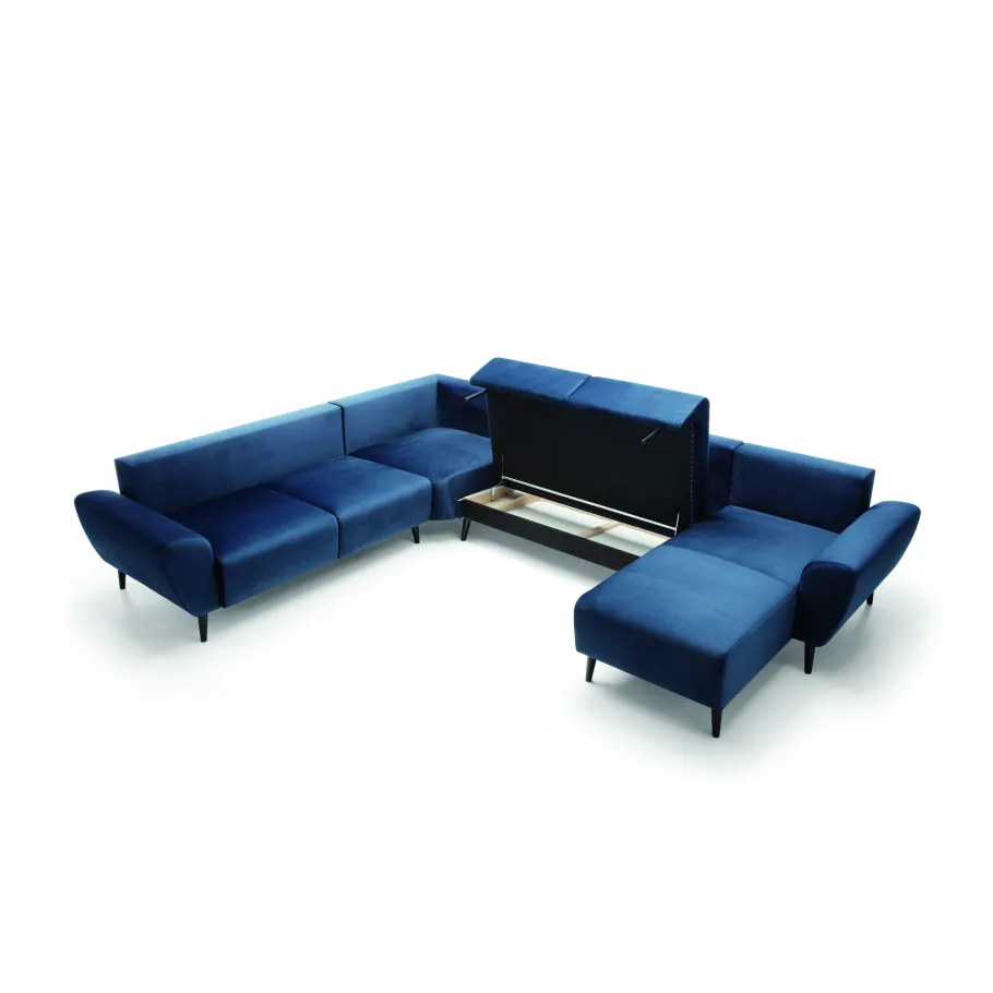 Siebensitzer-Ecksofa mit Velaro U-Schlaffunktion