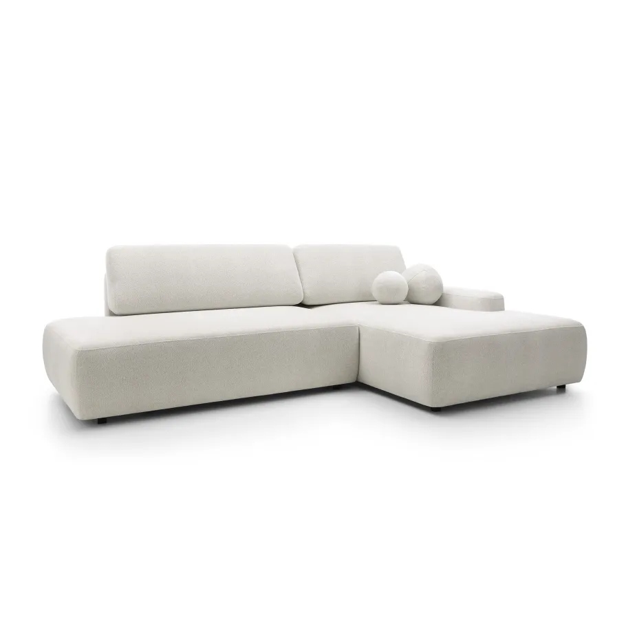 Modernes Viersitzer-Ecksofa Bolim O mit Schlaffunktion