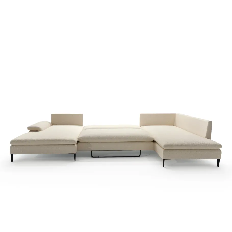 Siebensitzer-Ecksofa mit Schlaffunktion Max U