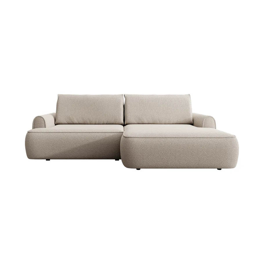 Klassisches Viersitzer-Ecksofa mit Schlaffunktion Largo