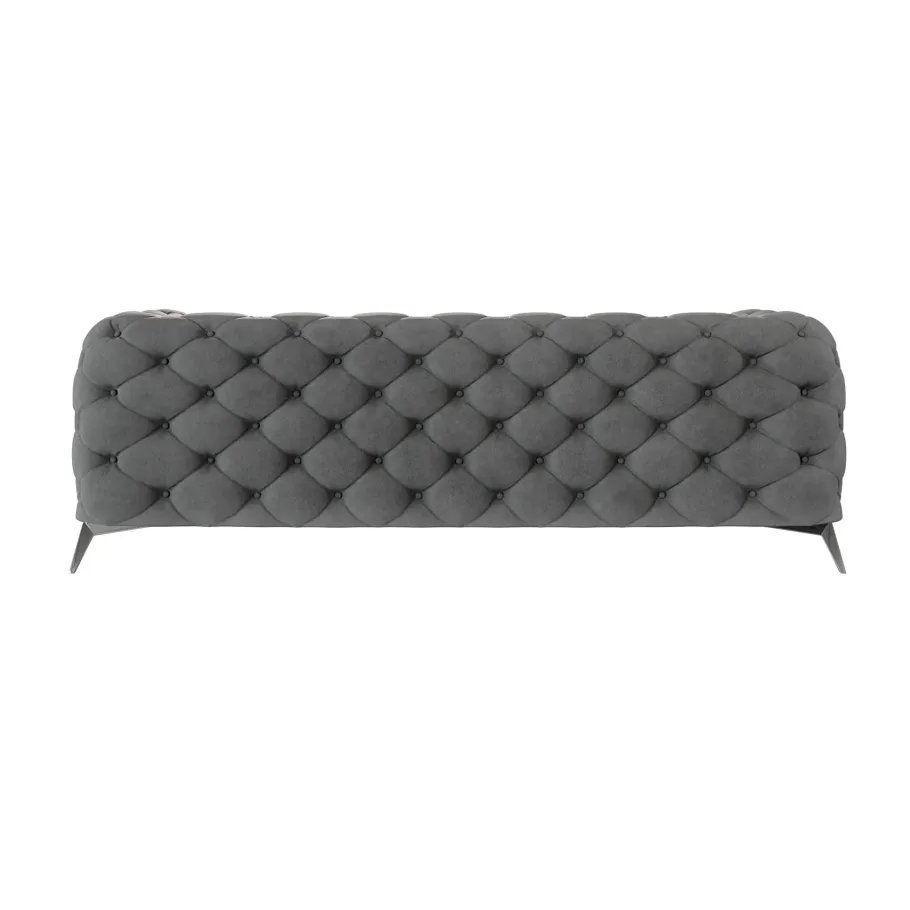 Glamour gestepptes Chesterfield TEO 2,5 Dreisitzer-Sofa