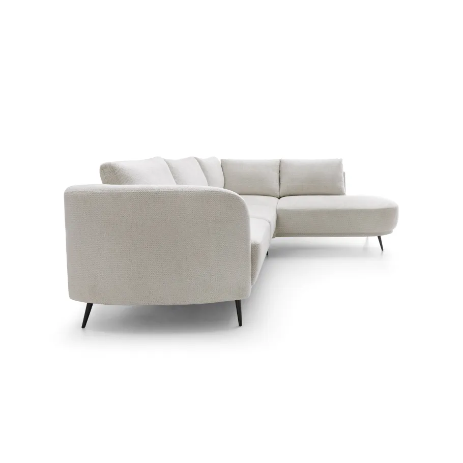 Ein modernes Fünfsitzer-Ecksofa mit Schlaffunktion Livio