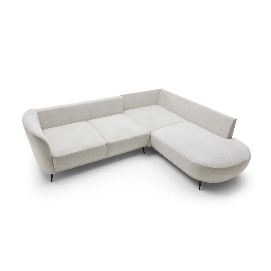 Ein modernes Fünfsitzer-Ecksofa mit Schlaffunktion Livio