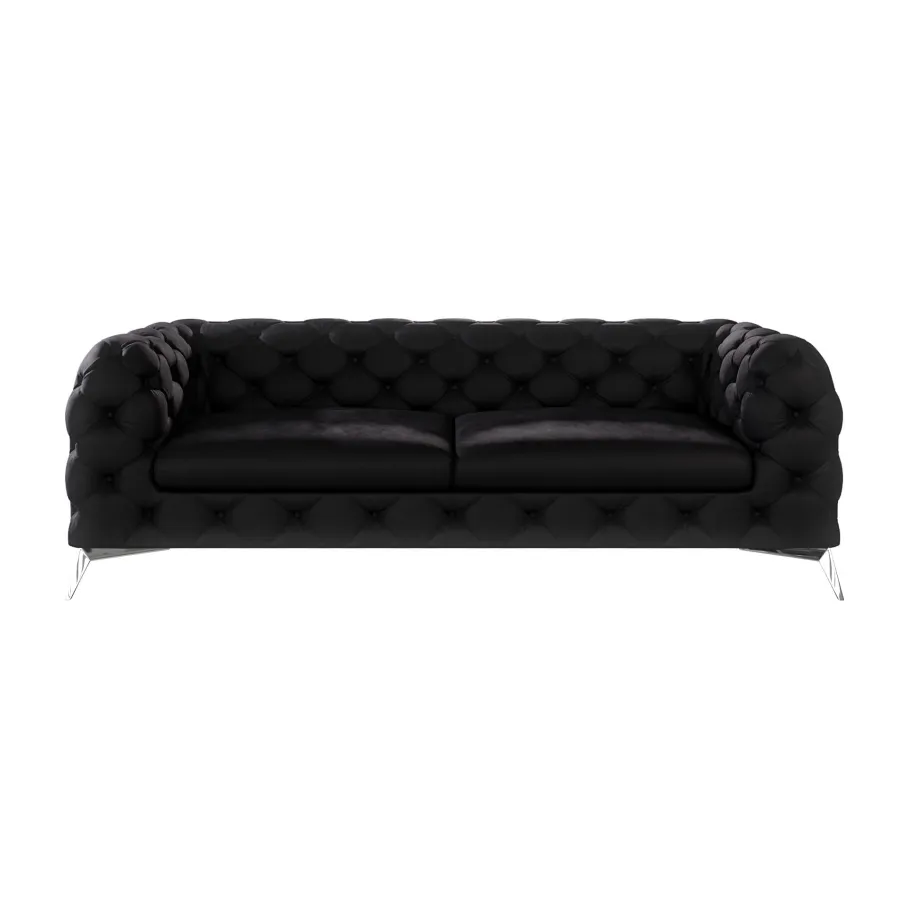 Glamour gestepptes Chesterfield TEO 2,5 Dreisitzer-Sofa