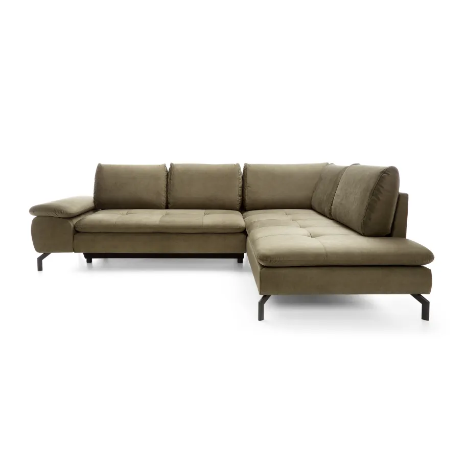 Fünfsitzer-Ecksofa mit Schlaffunktion Olive L