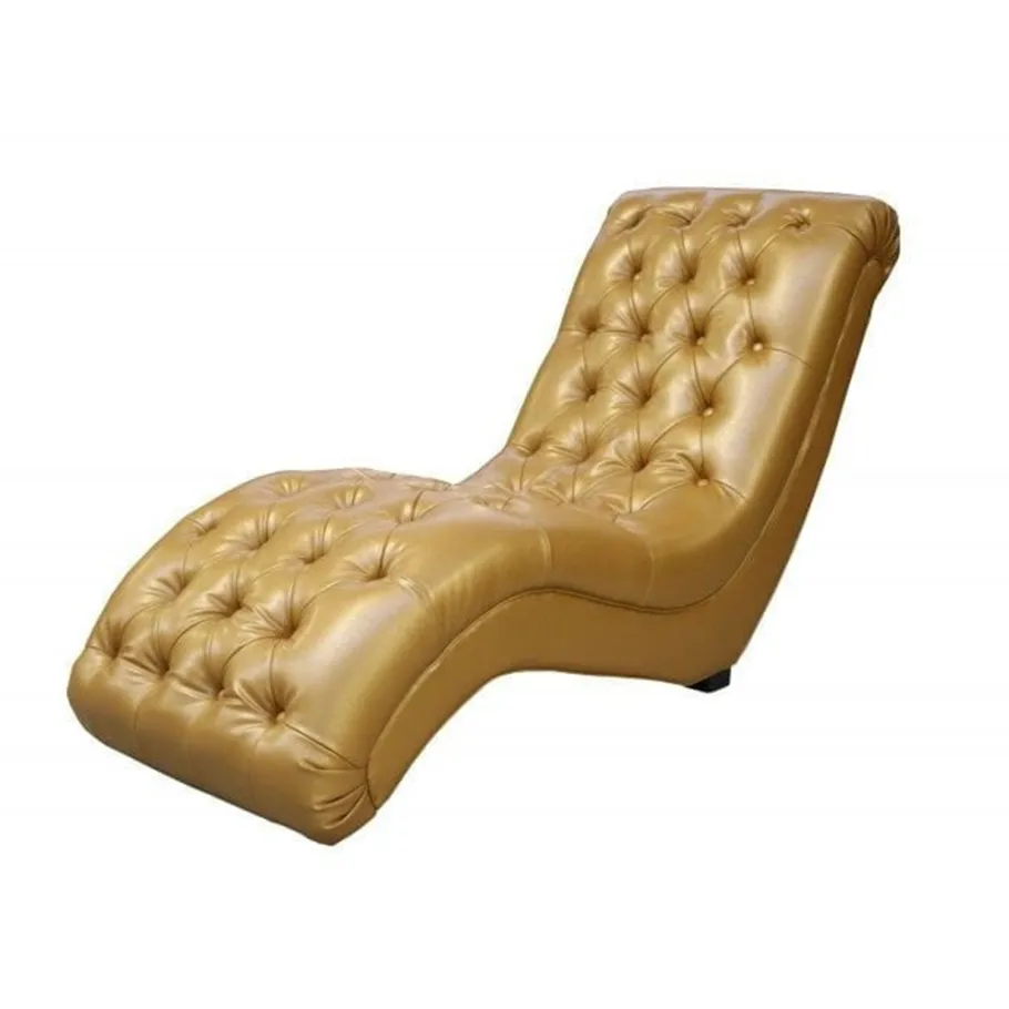 Glamour gesteppte Chaiselongue TOKIO