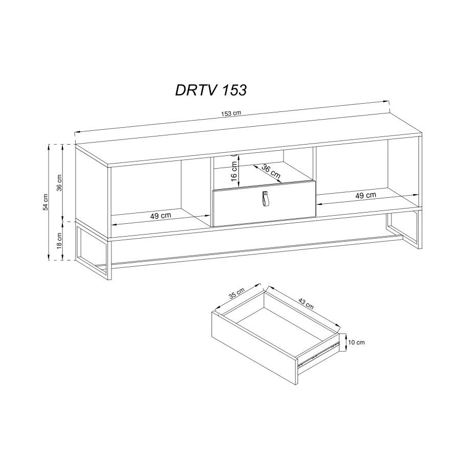 Ardo ARTV153 TV-Tisch