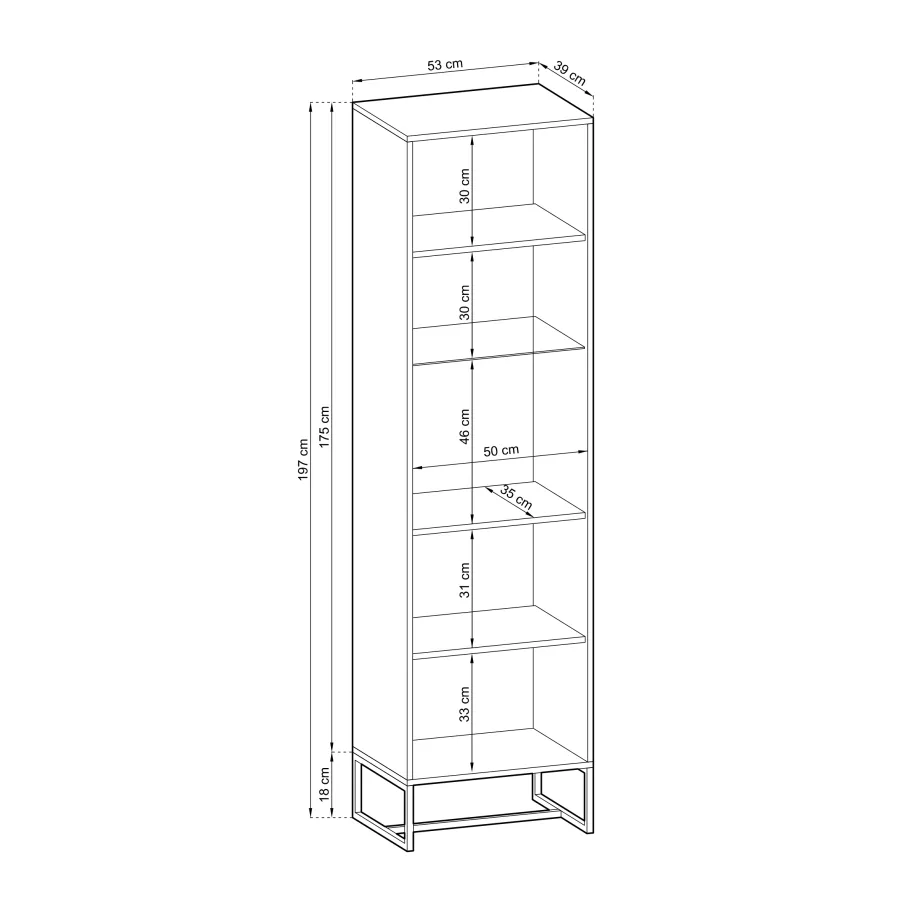 Lamber LWT53 Hochvitrine