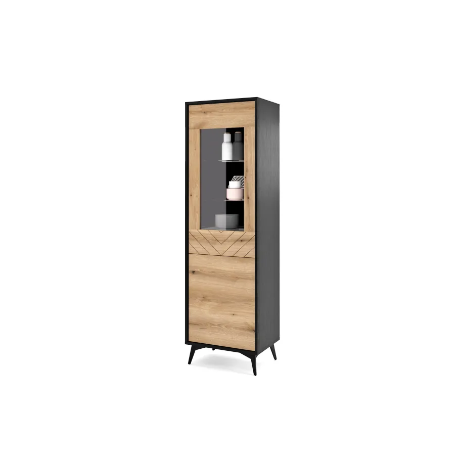 Hohe Vitrine Diano W54