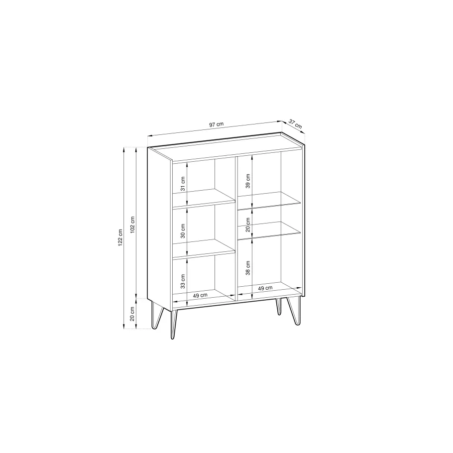 Malo WT97 Vitrine