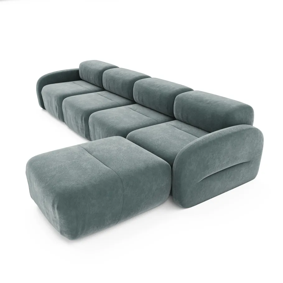 Modulares Fünfsitzer-Ecksofa Vantage