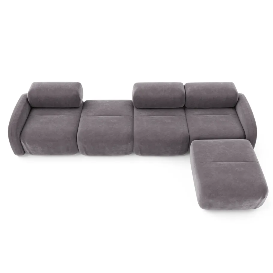 Fünfsitziges modulares Ecksofa Vantage L
