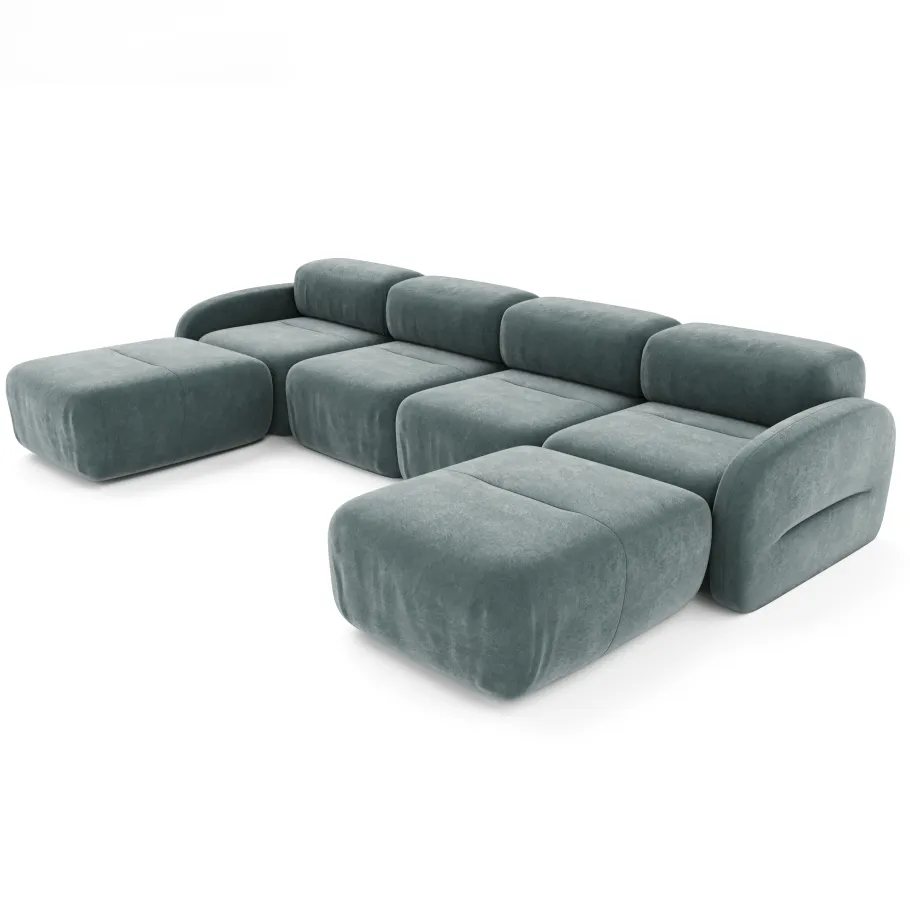 Modulares Ecksofa Vantage für sechs Personen
