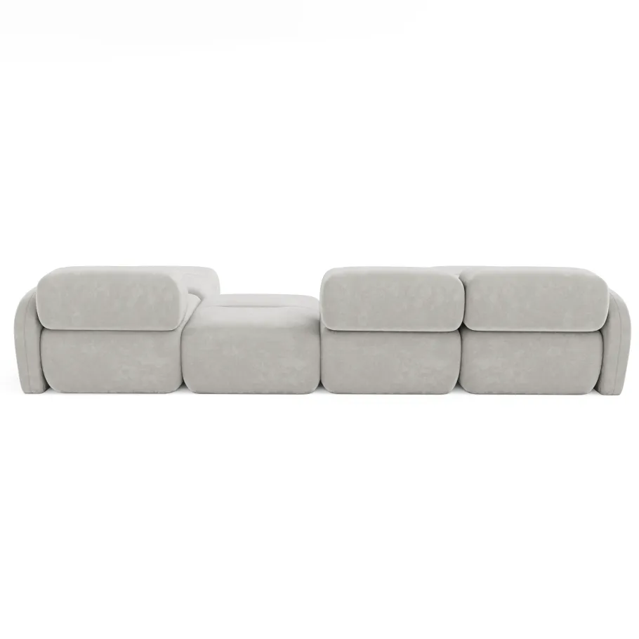 Modulares Sechssitzer-Ecksofa Vantage U