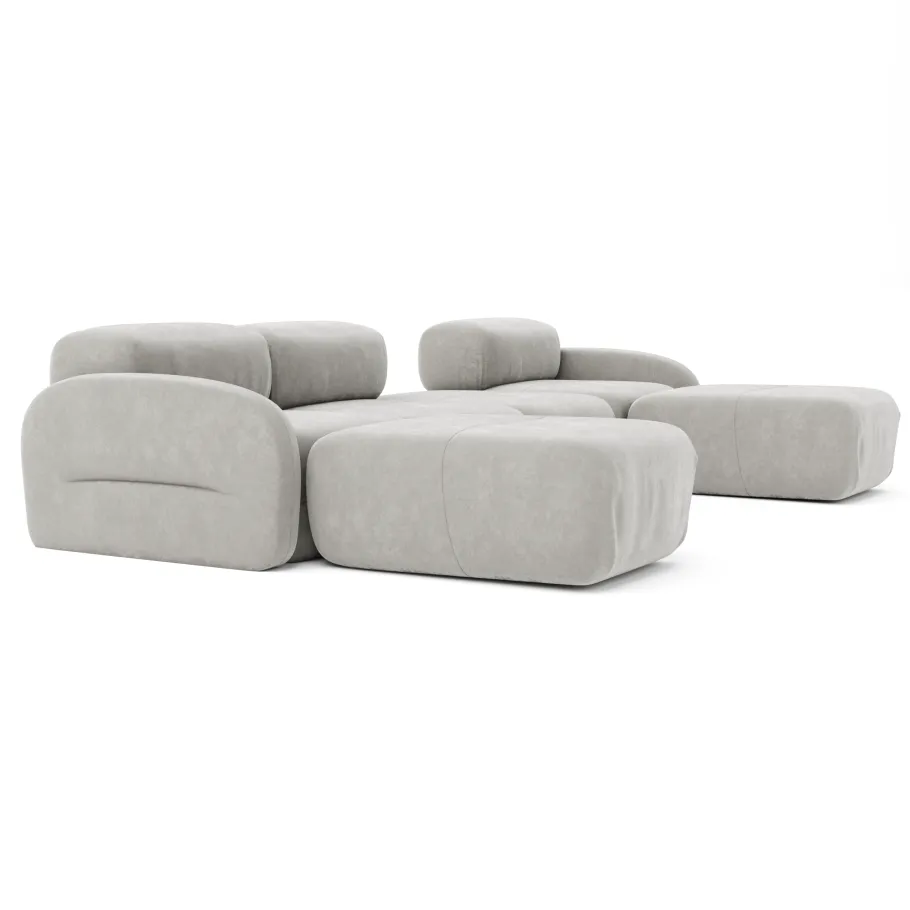 Modulares Sechssitzer-Ecksofa Vantage U
