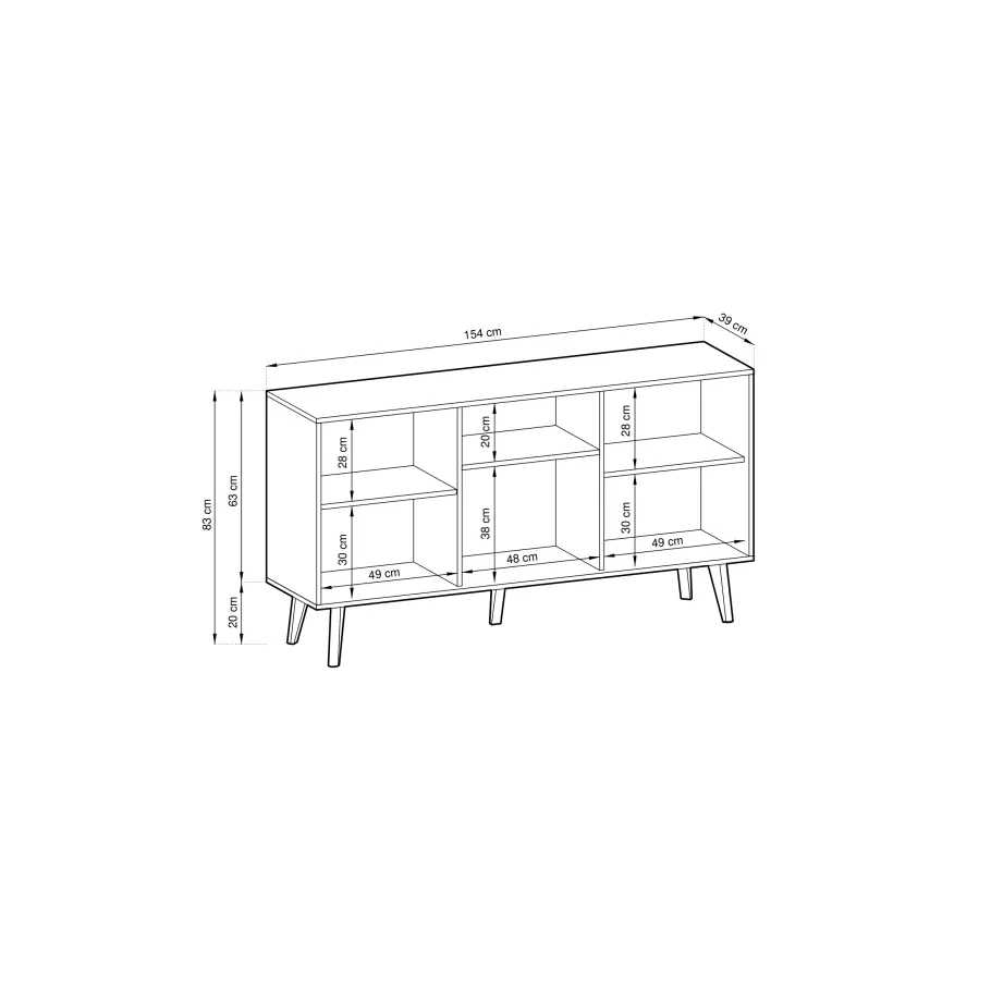 Milano K154 Kommode
