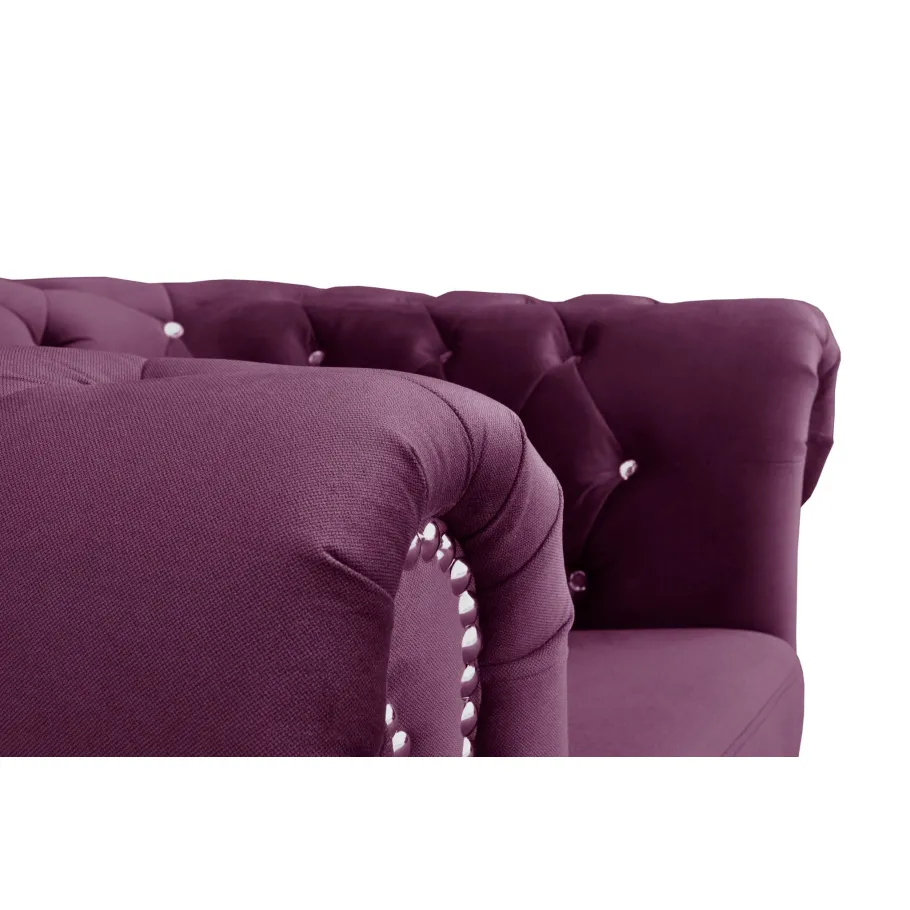 FELIX BLINK Chesterfield-Steppsessel