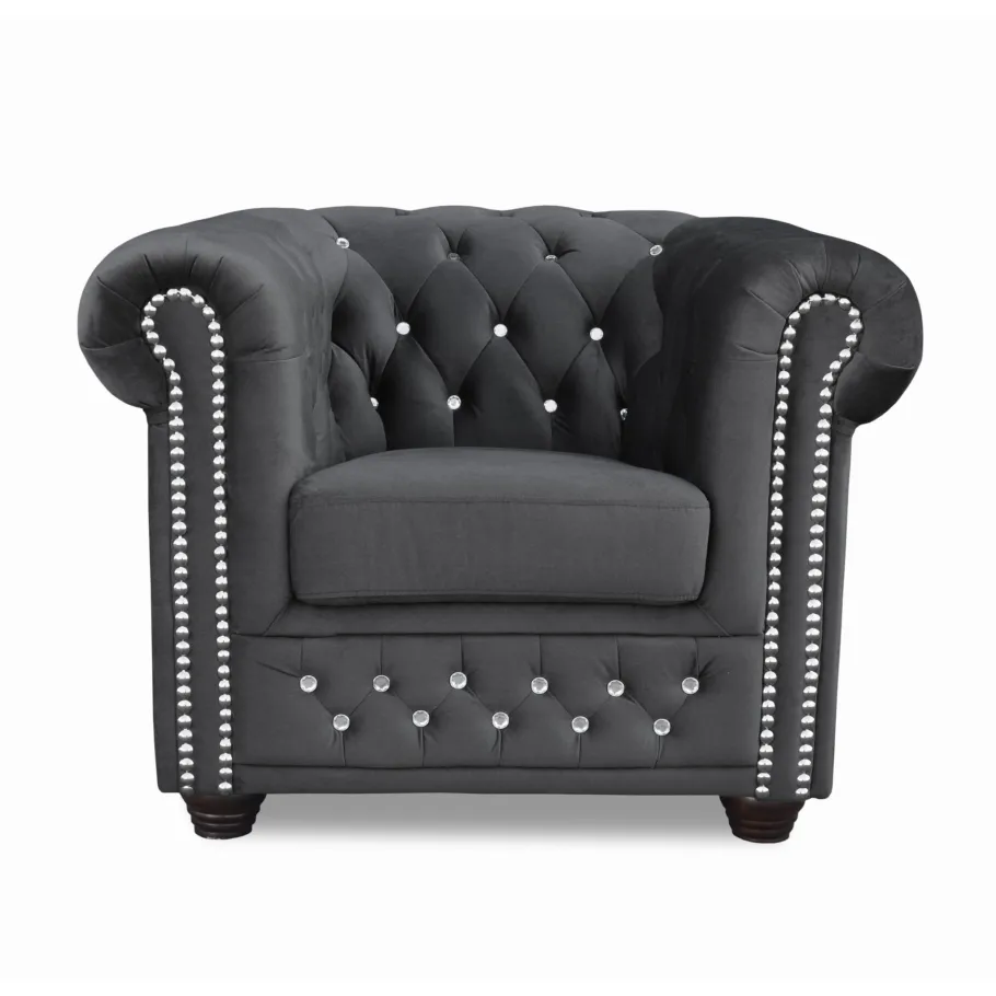 FELIX BLINK Chesterfield-Steppsessel