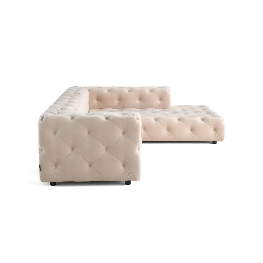 BENTLEY Glamour gestepptes Fünfsitzer-Ecksofa