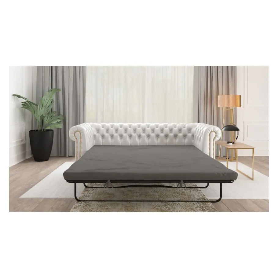 Chesterfield FELIX BLINK 3 gestepptes Dreisitzer-Sofa mit Schlaffunktion