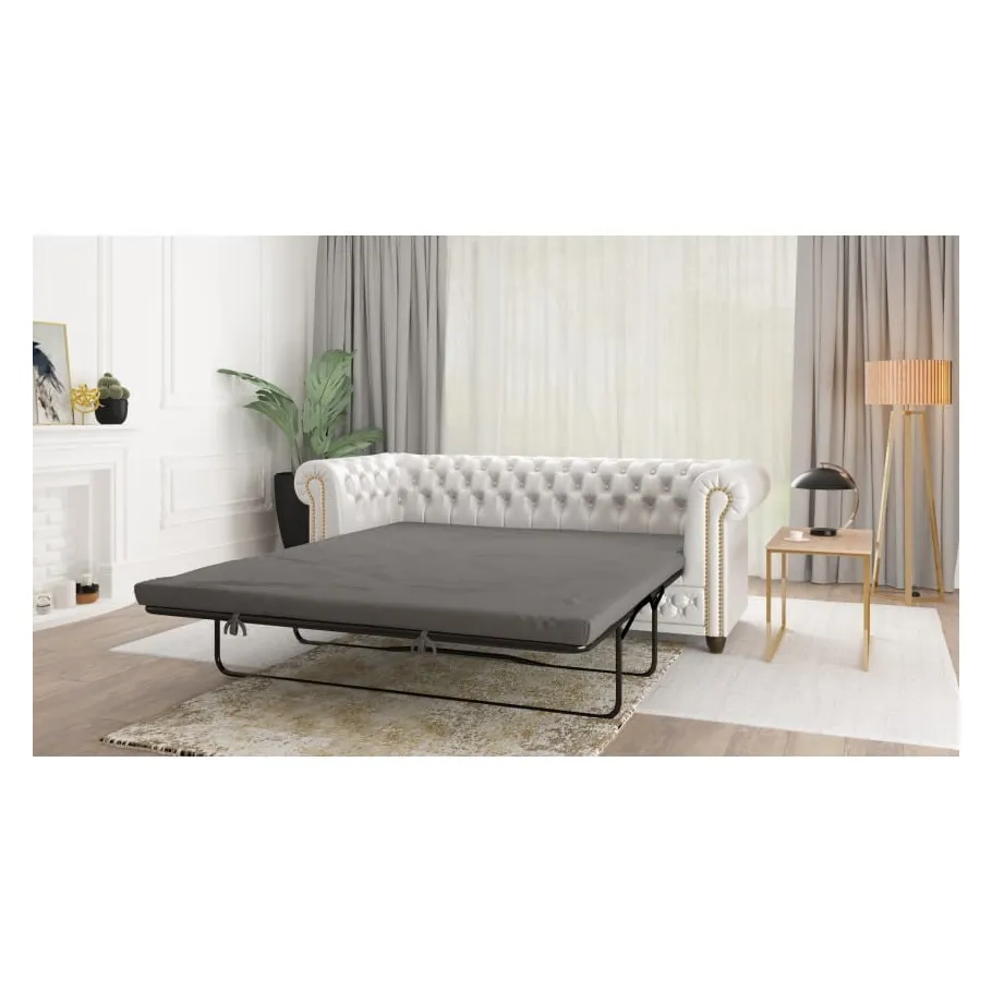 Chesterfield FELIX BLINK 3 gestepptes Dreisitzer-Sofa mit Schlaffunktion