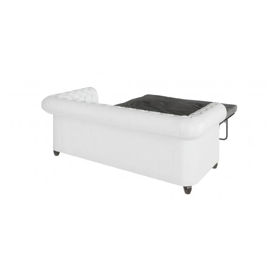 Chesterfield FELIX BLINK 3 gestepptes Dreisitzer-Sofa mit Schlaffunktion