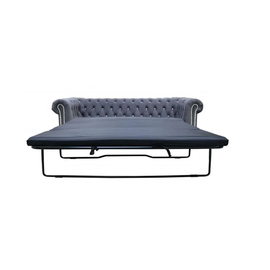 Chesterfield FELIX BLINK 3 gestepptes Dreisitzer-Sofa mit Schlaffunktion