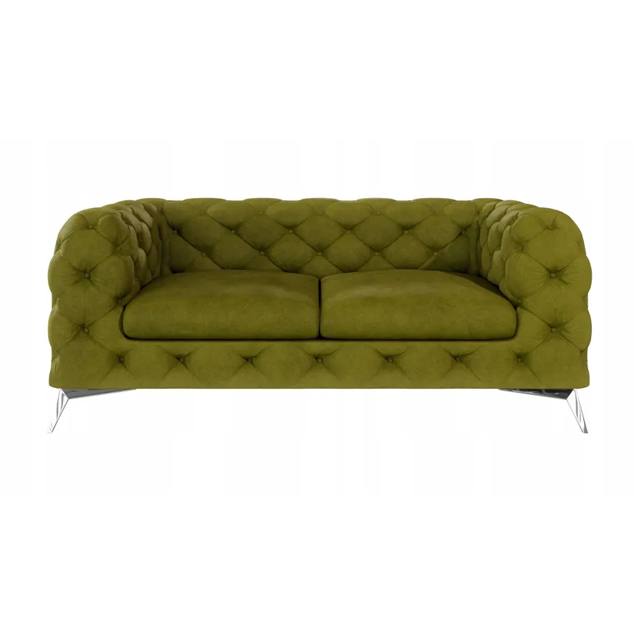 Chesterfield TEO 2 glamouröses gestepptes Zweisitzer-Sofa